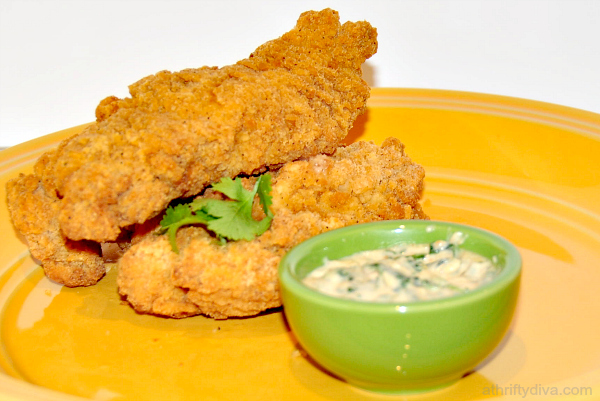 Tyson Crispy Chicken Strips with Zesty Spinach Chili Cheese Dip Recipe  #shop #SamsDemos #cbias