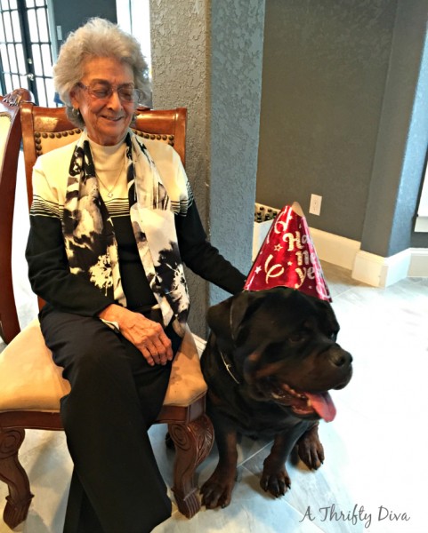 Happy New Year with grandma