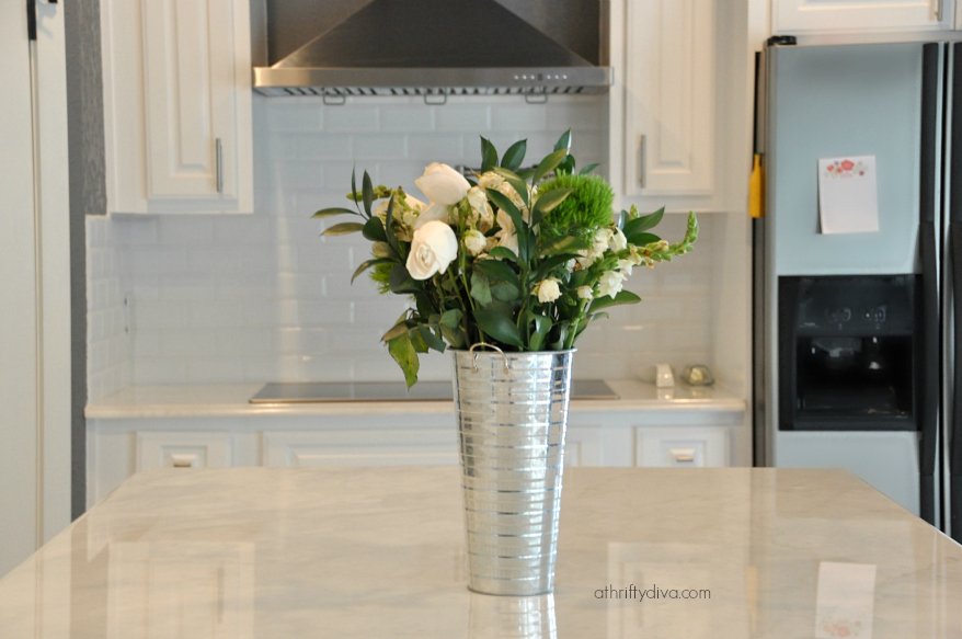 flowers fresh clean kitchen with Glade® Clean Linen® Wax Melts