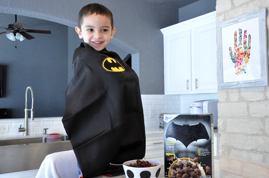 super hero allegiance with the new Batman Chocolate Strawberry Cereal