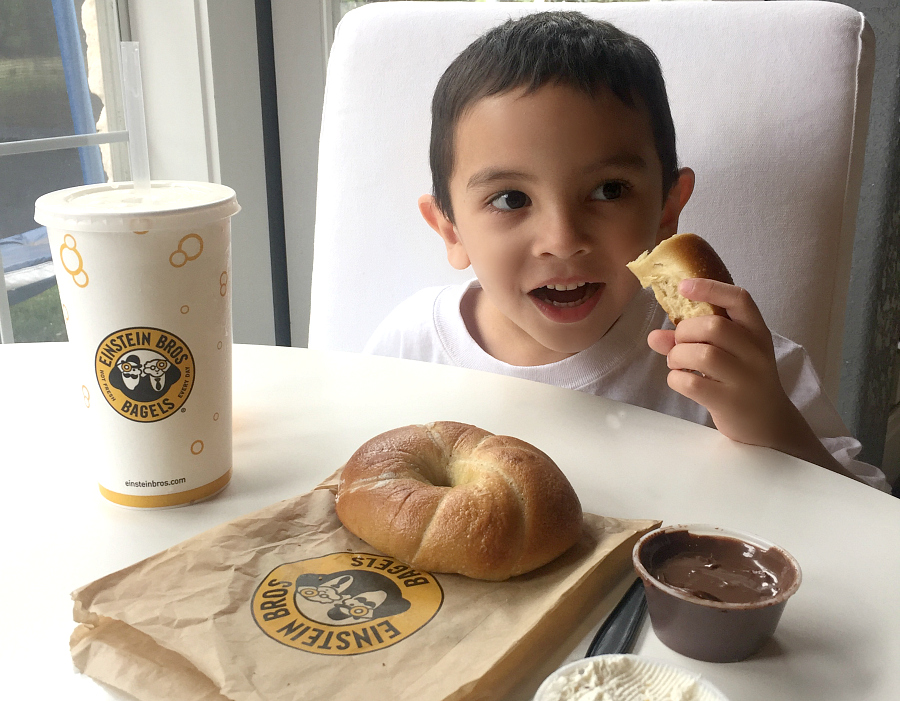 Einstein Bros. Bagels Twist N’ Dip bagel for summer fun
