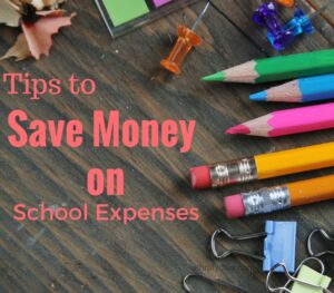 how to save money on school expenses