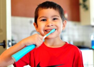 Healthy Dental Routine with Sonicare For Kids Toothbrush