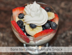 Jungle Snack Recipe Inspired by The Jungle Book #LoMasVital #BareNecessities