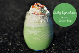Lucky Leprechaun Frozen Green Tea #AmericasTea