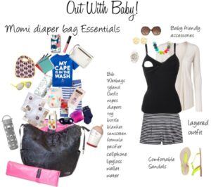 Baby Outing Essentials Featuring Momi Baby Bag