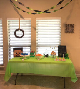 minecraft party table