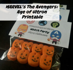 MARVEL's The Avengers Age of Ultron Watch Party Printable Topper