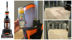 BISSELL ProHeat 2X Revolution Pet Carpet Cleaner Review before and after