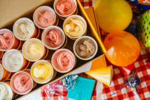 OrangeLeaf Pop up party box choate