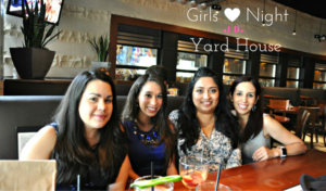 Girls night at the yard house