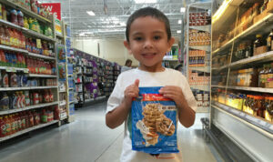 Shopping for Boxtops at H-E-B