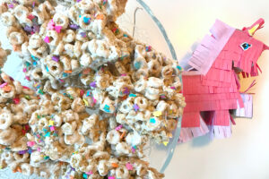 Unicorn Snacks Día del Niño Cereal con Cariño Cheerios Treats